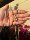 Lucky jade clover necklace  image 0